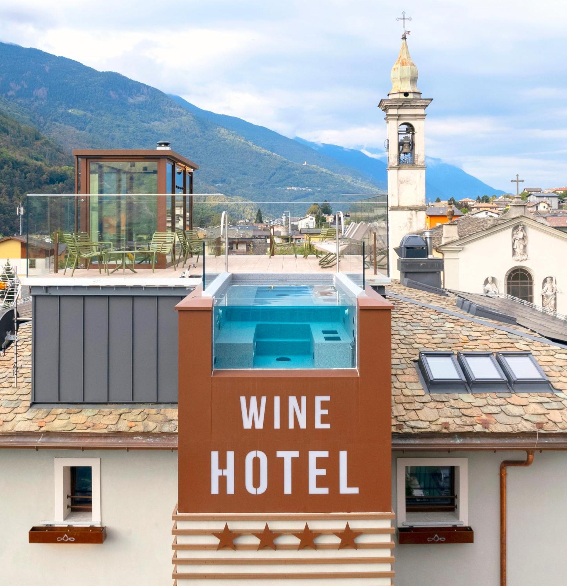 Wine Hotel San Carlo - Relais & Spa - Boutique Hotel Chiuro Exteriér fotografie