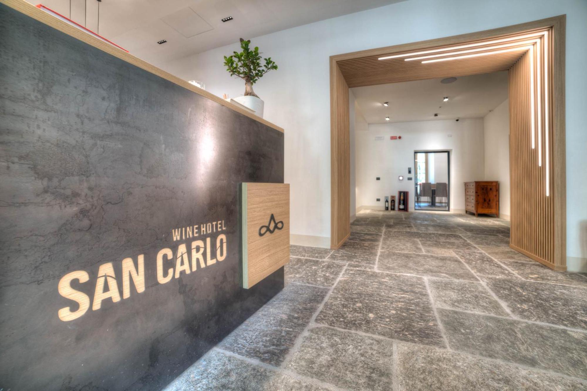 Wine Hotel San Carlo - Relais & Spa - Boutique Hotel Chiuro Exteriér fotografie